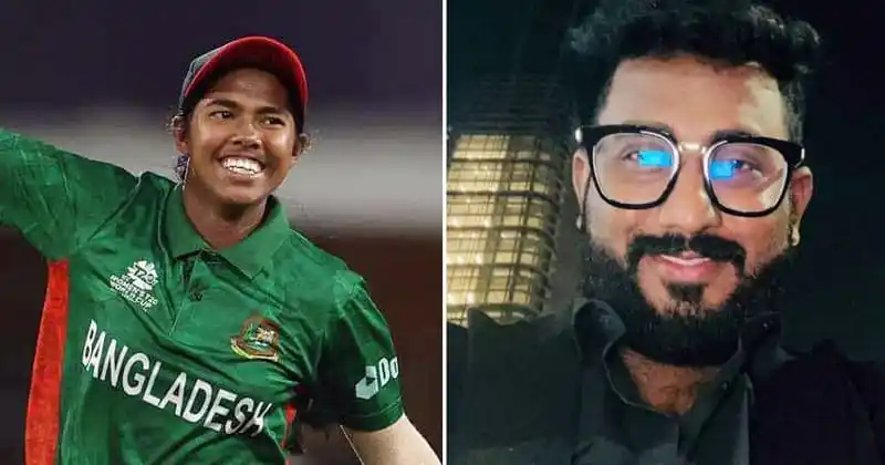 ক্রিকেটার স্বর্ণার ছবি, হাসিমুখে, বাংলাদেশ ক্রিকেট দলের জার্সিতে. Channel i News - চ্যানেল আই নিউজ