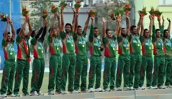 বাংলাদেশ ক্রিকেট দল এশিয়ান গেমসে স্বর্ণপদক জিতেছে. Channel i News - চ্যানেল আই নিউজ