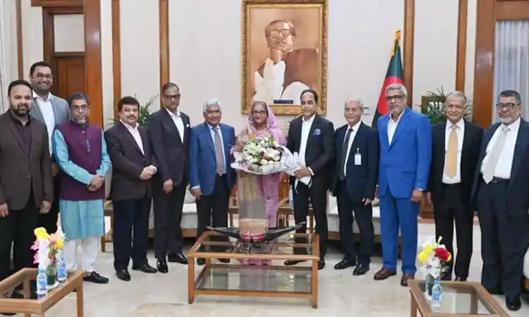 প্রধানমন্ত্রীর সঙ্গে অ্যাটকোর প্রতিনিধিদের সাক্ষাৎ, শুভেচ্ছা বিনিময়. Channel i News - চ্যানেল আই নিউজ