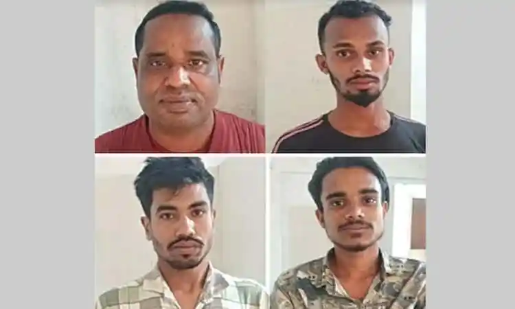 গ্রেপ্তারকৃত ৫ জনের ছবি, স্বেচ্ছাসেবক লীগ নেতার কবজি কাটা ঘটনায়. Channel i News - চ্যানেল আই নিউজ