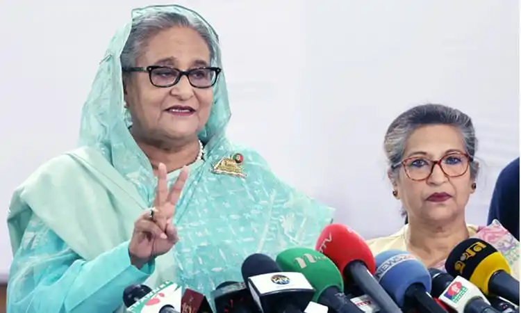 শেখ হাসিনা সাংবাদিকদের সামনে দুর্নীতির বিরুদ্ধে লড়াইয়ের ঘোষণা দেন. Channel i News - চ্যানেল আই নিউজ