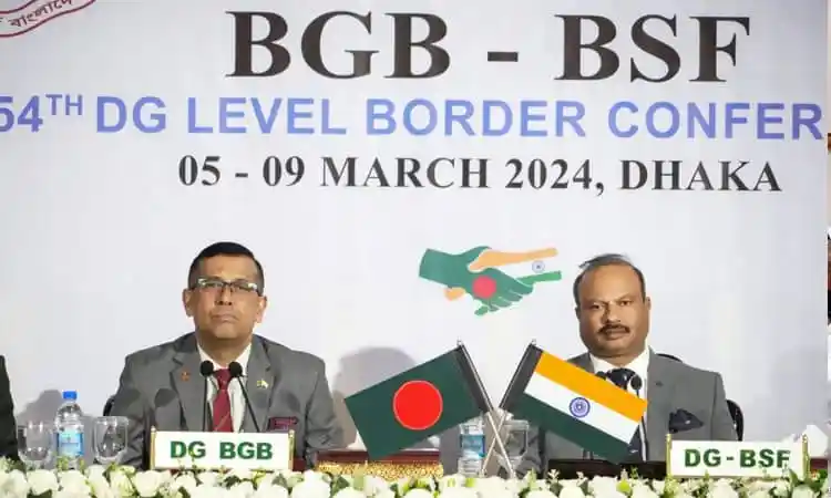 বাংলাদেশ ও ভারতের সীমান্তে যৌথ টহল সম্মেলন, শান্তি ও নিরাপত্তা আলোচনা. Channel i News - চ্যানেল আই নিউজ