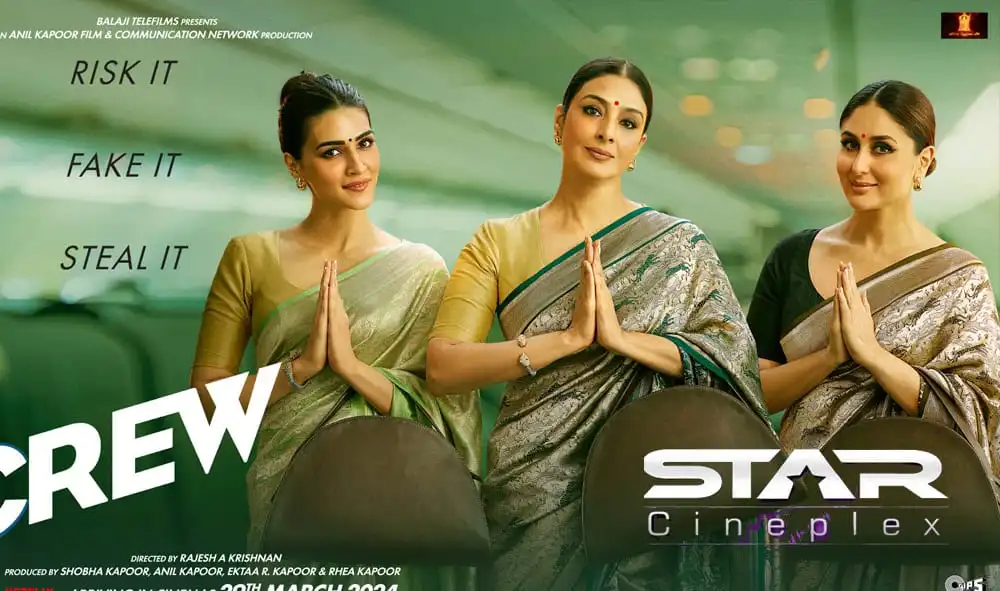 স্টার সিনেপ্লেক্সে নতুন হিন্দি ছবি 'ক্রু' এর প্রমোশনাল ছবি. Channel i News - চ্যানেল আই নিউজ