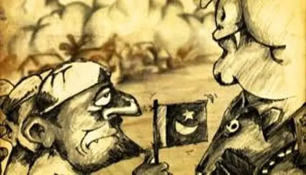 বঙ্গবন্ধুর ছবি ও পাকিস্তানি সেনার মুখোমুখি দৃশ্য. Channel i News - চ্যানেল আই নিউজ