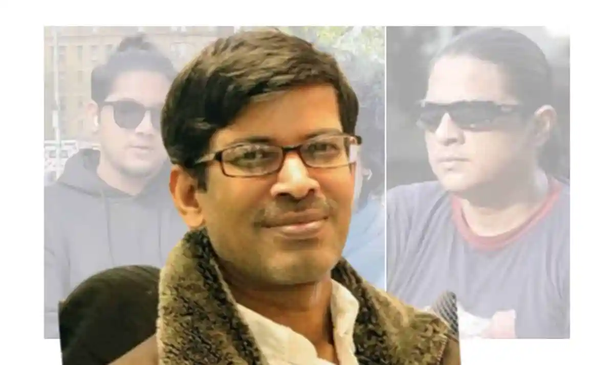 বাংলাদেশি ব্যক্তির ছবি, দুইজন পুরুষ, একে অন্যের পাশে, একজনের মুখের দিকে তাকানো. Channel i News - চ্যানেল আই নিউজ