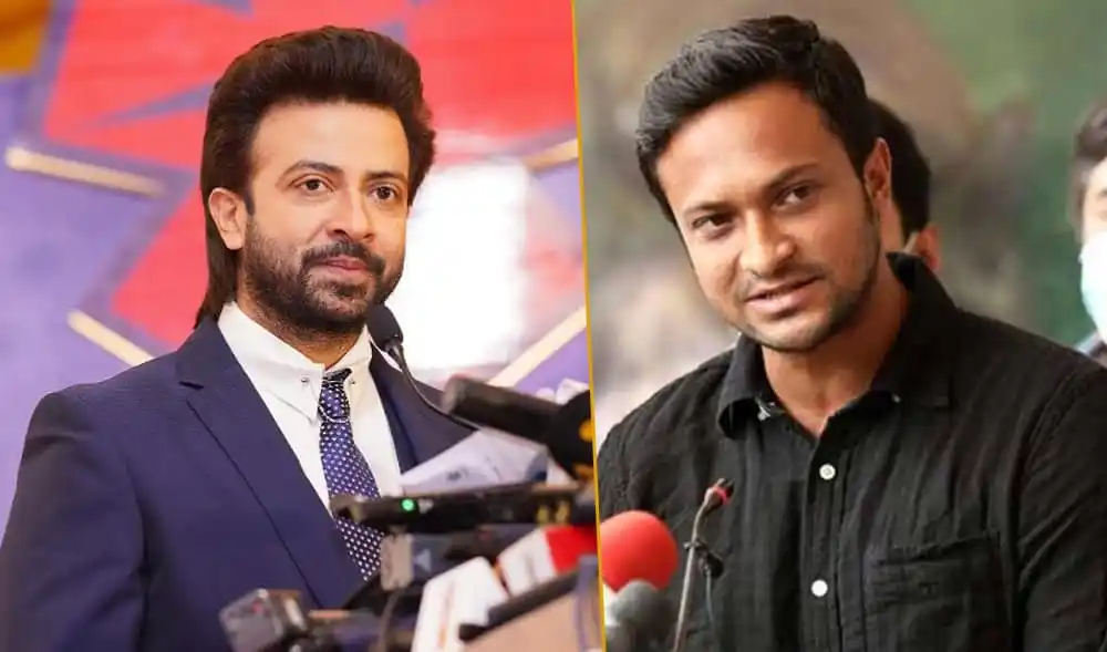 বাংলাদেশের জনপ্রিয় অভিনেতা শাকিব খান ও ক্রিকেটার সাকিব আল হাসান একসঙ্গে. Channel i News - চ্যানেল আই নিউজ