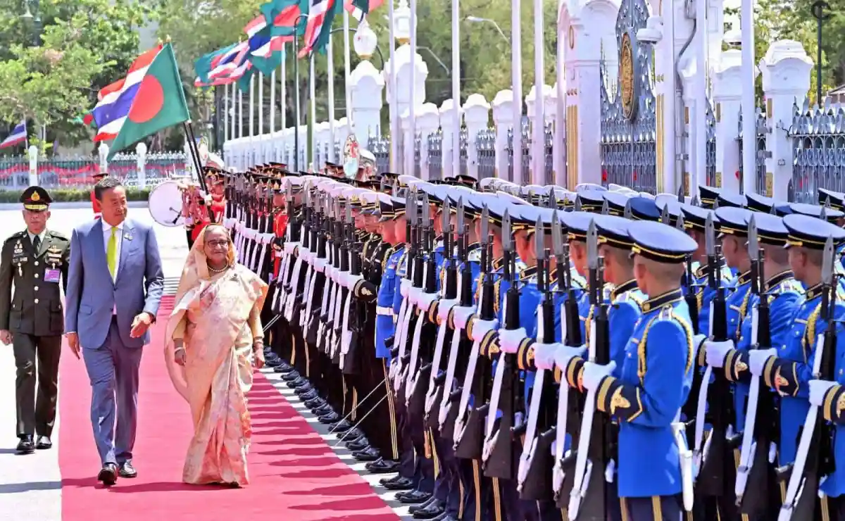 বাংলাদেশ ও থাইল্যান্ডের প্রধানমন্ত্রীর দ্বিপাক্ষিক বৈঠক. Channel i News - চ্যানেল আই নিউজ