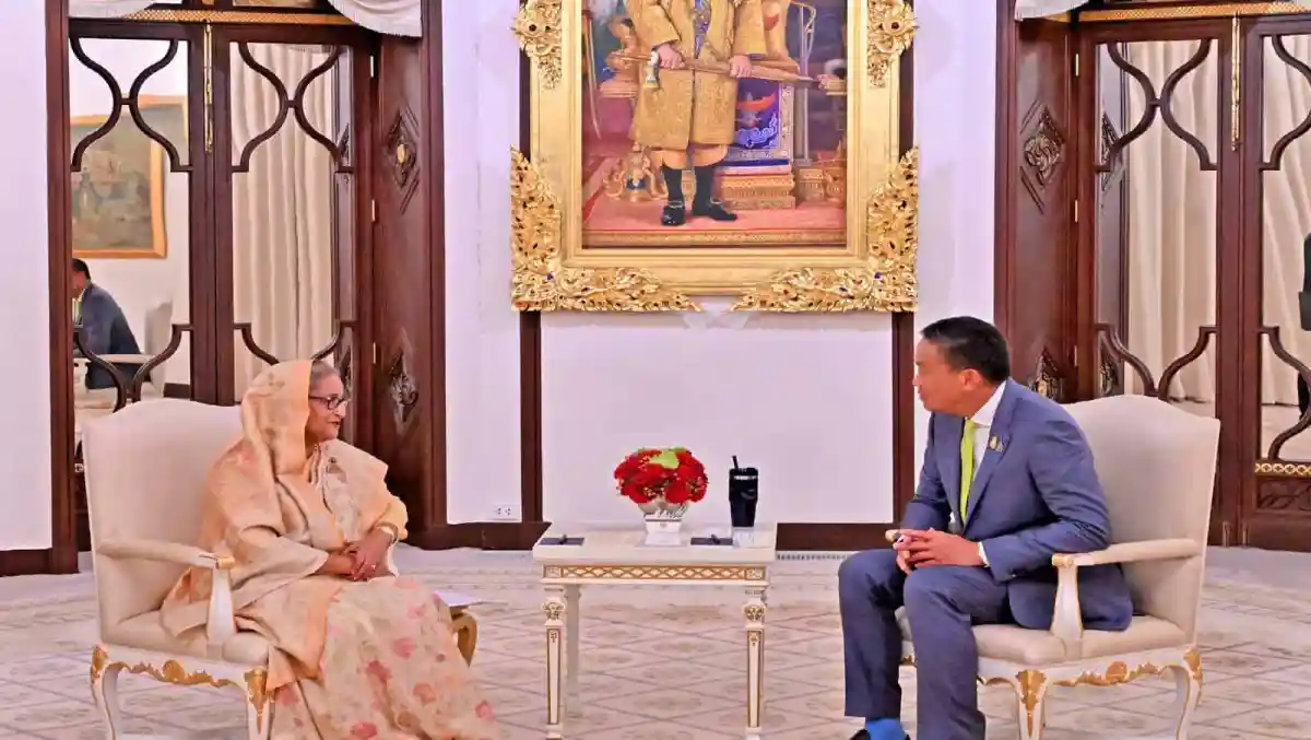 প্রধানমন্ত্রী ও থাইল্যান্ডের প্রতিনিধি বৈঠক করছেন. Channel i News - চ্যানেল আই নিউজ