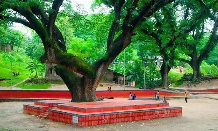 বৃক্ষের ছায়ায় একটি সুন্দর পার্ক যেখানে মানুষ বসে উপভোগ করছে. Channel i News - চ্যানেল আই নিউজ
