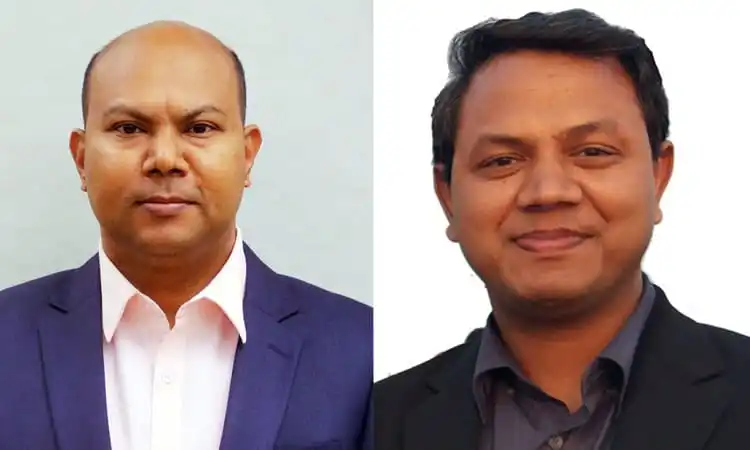 দুই নেতার ছবি, ডিজাবের নতুন সভাপতি আলমগীর ও সাধারণ সম্পাদক আহম্মদ উল্লাহ. Channel i News - চ্যানেল আই নিউজ