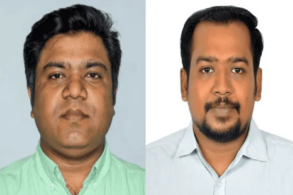 নোয়াখালী জার্নালিস্ট ফোরামের নেতৃস্থানীয় দুই সদস্যের ছবি. Channel i News - চ্যানেল আই নিউজ