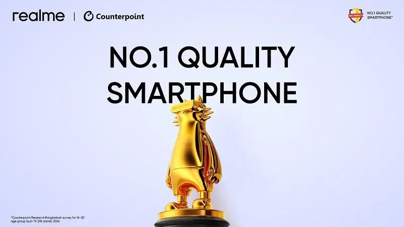 Realme ও Counterpoint এর যৌথ গবেষণায় শীর্ষ মানের স্মার্টফোন. Channel i News - চ্যানেল আই নিউজ