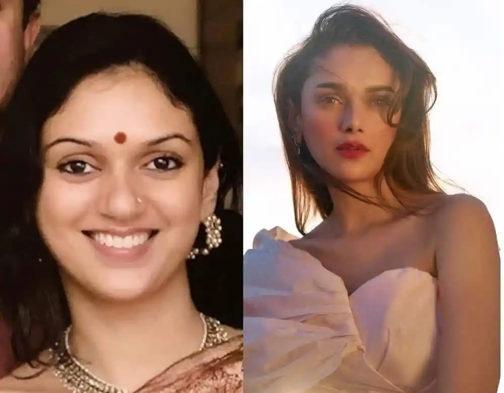 অদিতির পুরনো ছবি, দুইটি ছবি, একটিতে তিনি হাসছেন, অন্যটিতে সুন্দরভাবে দেখাচ্ছেন. Channel i News - চ্যানেল আই নিউজ