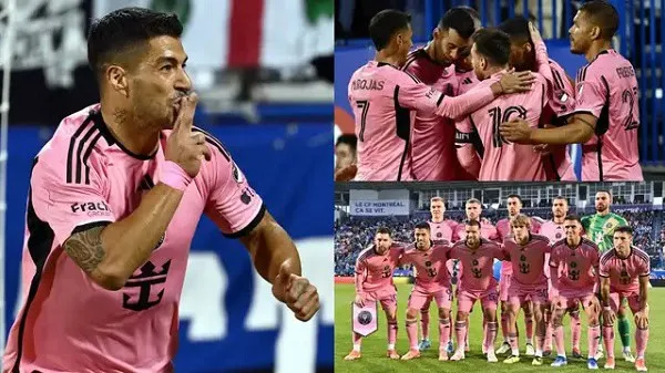 মিয়ামি ফুটবল দল জয়ের উদযাপন করছে, পিছিয়ে পড়েও জিতেছে. Channel i News - চ্যানেল আই নিউজ