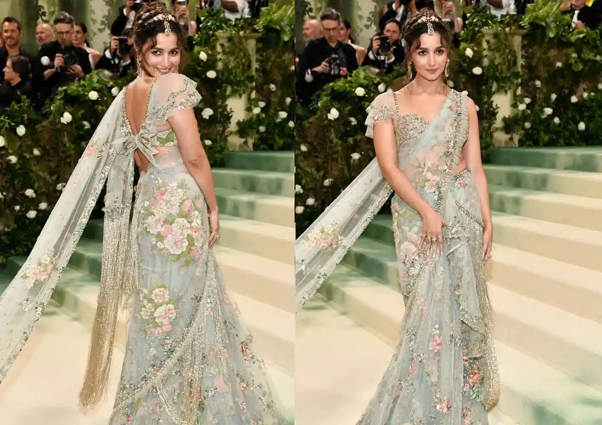 সব্যসাচীর শাড়িতে মোহনীয় আলিয়া মেট গালা ২০২৩. Channel i News - চ্যানেল আই নিউজ