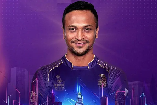 সাকিব আল হাসান নাইট রাইডার্সের জার্সিতে হাসিমুখে ছবি. Channel i News - চ্যানেল আই নিউজ
