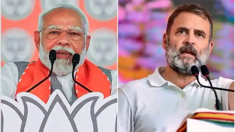 ভারতীয় প্রধানমন্ত্রী মোদি ও কংগ্রেস নেতা রাহুল গান্ধী নির্বাচনী প্রচারে. Channel i News - চ্যানেল আই নিউজ