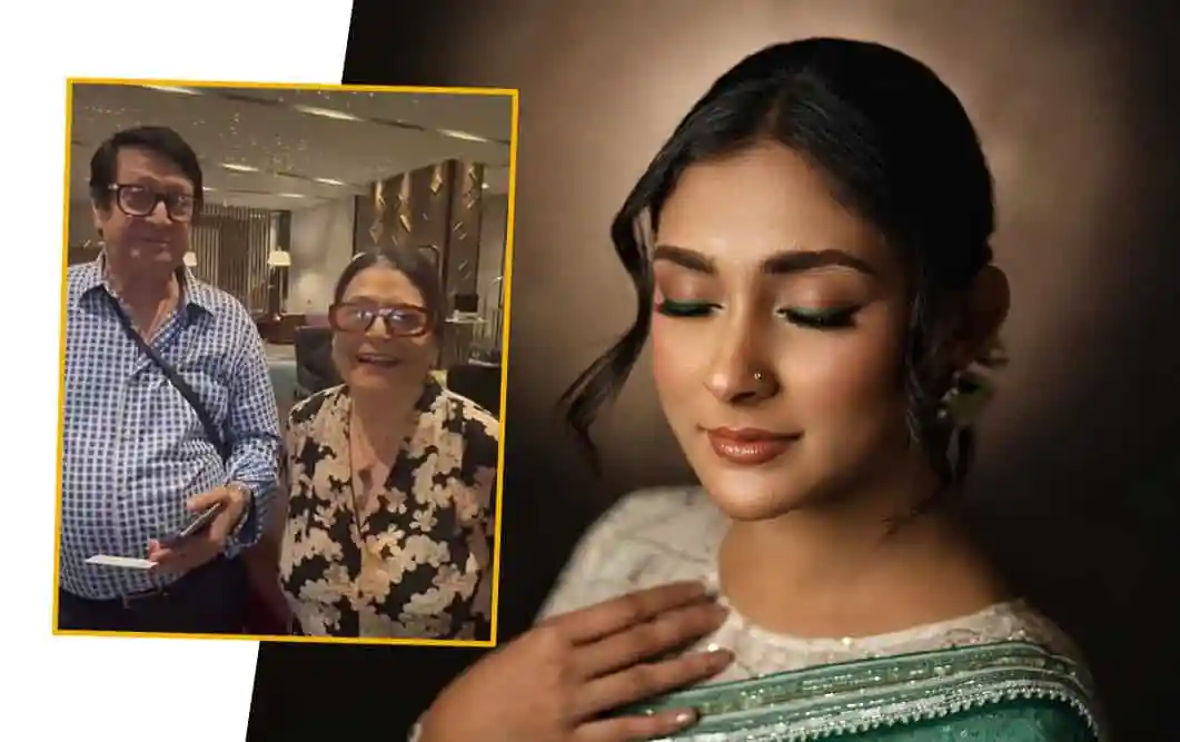 মল্লিক পরিবারের সদস্যরা একসঙ্গে শুভেচ্ছা বিনিময় করছেন. Channel i News - চ্যানেল আই নিউজ