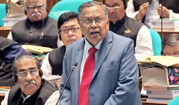 অর্থমন্ত্রী বক্তৃতা দিচ্ছেন, সংসদে বাংলাদেশ অর্থনীতি বিষয়ক আলোচনা. Channel i News - চ্যানেল আই নিউজ