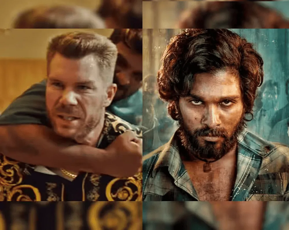 অভিনেতা পুষ্পা চরিত্রে অভিনেতার মুখে সংলাপ, সিনেমার দৃশ্য. Channel i News - চ্যানেল আই নিউজ