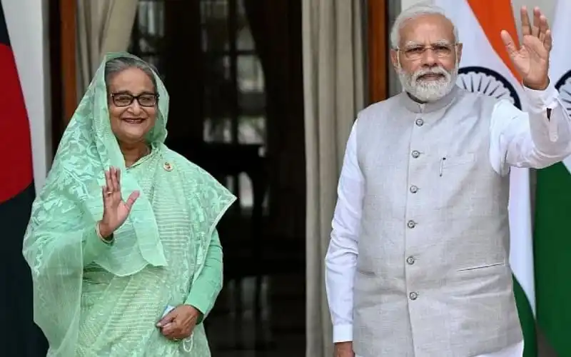 বাংলাদেশের প্রধানমন্ত্রী ও ভারতের প্রধানমন্ত্রী একসঙ্গে ছবি. Channel i News - চ্যানেল আই নিউজ