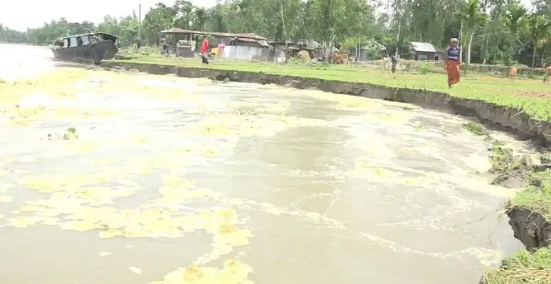 নদীর পানি কমে ভাঙনের মুখে তিস্তা নদীর তীরে ক্ষতিগ্রস্ত এলাকা. Channel i News - চ্যানেল আই নিউজ
