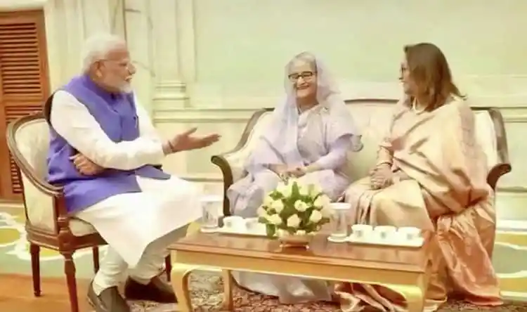 ভারত-বাংলাদেশ সম্পর্ক উন্নয়নে প্রধানমন্ত্রী মোদি ও শেখ হাসিনা আলোচনা. Channel i News - চ্যানেল আই নিউজ