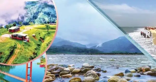 বাংলাদেশের বিভিন্ন পর্যটন স্থান যেমন পাহাড়, নদী ও সমুদ্রের ছবি. Channel i News - চ্যানেল আই নিউজ