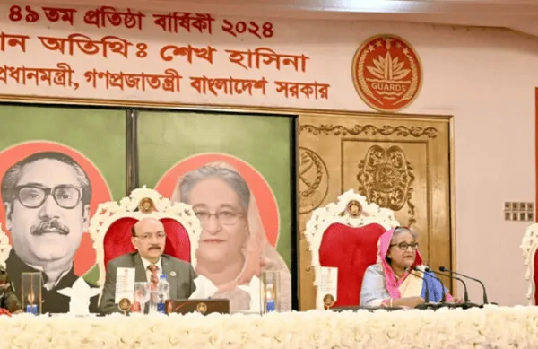 প্রধানমন্ত্রী ও অতিথিরা বাংলাদেশ সরকারের অনুষ্ঠানে অংশগ্রহণ করছেন. Channel i News - চ্যানেল আই নিউজ