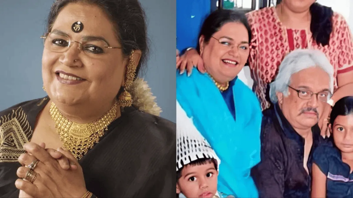 বর্ষীয়ান শিল্পী উষা উত্থুপের ছবি, হাসিমুখে সজ্জিত।. Channel i News - চ্যানেল আই নিউজ