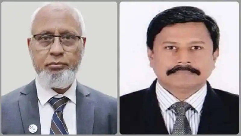 বশেমুরবিপ্রবি উপাচার্য ও সহ-উপাচার্যের পদত্যাগের ছবি. Channel i News - চ্যানেল আই নিউজ