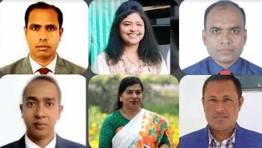 বিশ্ববিদ্যালয় প্রভোস্টের পদত্যাগের সময়ের ছবি, বিভিন্ন ব্যক্তি উপস্থিত. Channel i News - চ্যানেল আই নিউজ