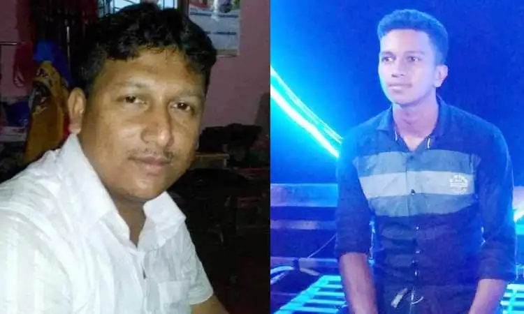 দুই যুবক, একজন সাদা শার্টে, অন্যজন ব্লু-সাদা পোশাকে, আলাদা আলাদা পরিবেশে. Channel i News - চ্যানেল আই নিউজ