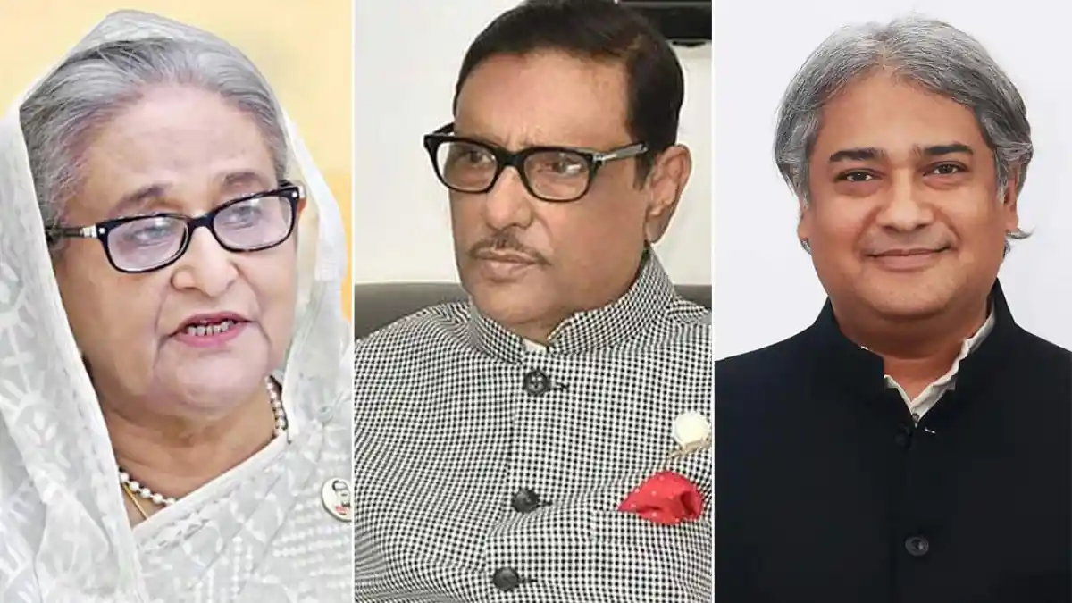 শেখ হাসিনা, কাদের ও আরাফাতের ছবি, ব্যবসায়ী হত্যা মামলার আসামি. Channel i News - চ্যানেল আই নিউজ