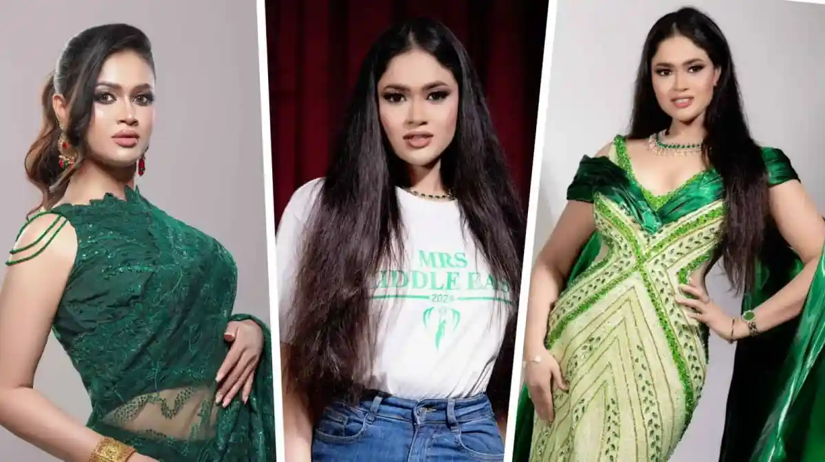 বাংলাদেশি সুন্দরী প্রতিযোগী নাসরিন কুইন মঞ্চে উপস্থিত. Channel i News - চ্যানেল আই নিউজ