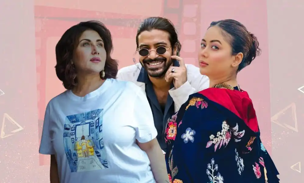 তিনজন মানুষ হাসিমুখে ছবি তুলছেন, এক নারী, এক পুরুষ ও এক নারী. Channel i News - চ্যানেল আই নিউজ