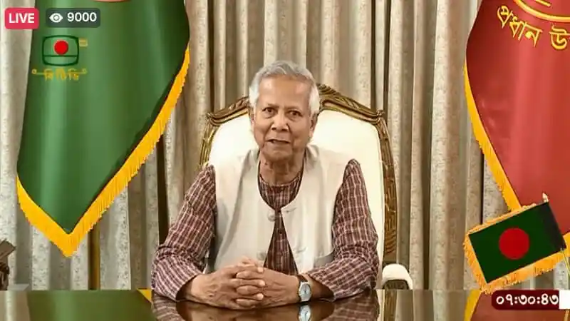 প্রধান উপদেষ্টা নির্বাচনী বিষয়ে বক্তব্য দিচ্ছেন. Channel i News - চ্যানেল আই নিউজ