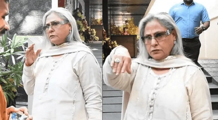 জয়া বচ্চন ক্যামেরার সামনে অসন্তুষ্ট ও রেগে থাকা অবস্থায়. Channel i News - চ্যানেল আই নিউজ