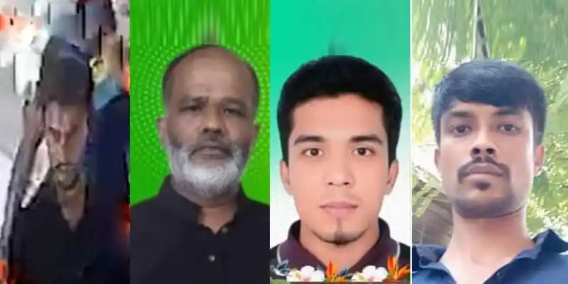 তিনজন ব্যক্তি ছবি, একজনের মাথায় হেলমেট, অন্যজনের গোঁফ ও গালদাঁড়ি, তৃতীয়ের চুল ও দাড়ি. Channel i News - চ্যানেল আই নিউজ