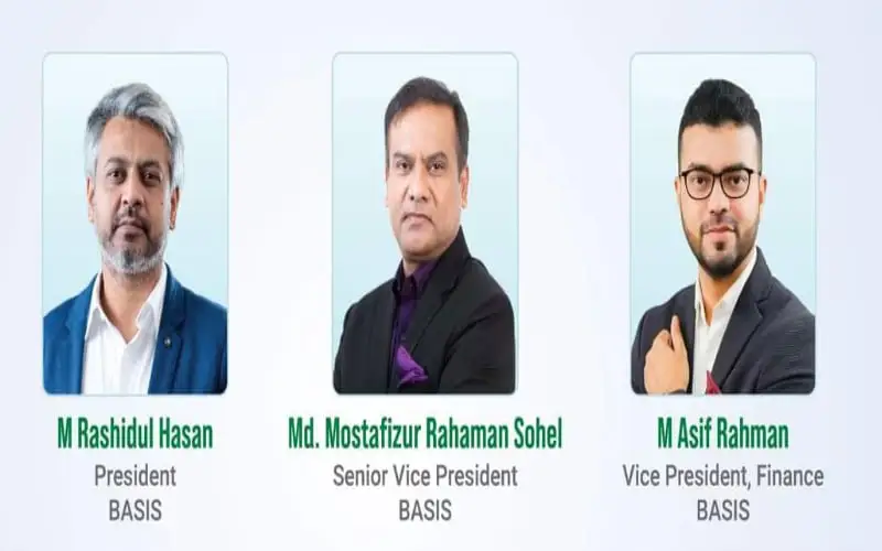 বেসিস নেতাদের ছবি, প্রেসিডেন্ট ও ভাইস প্রেসিডেন্টরা. Channel i News - চ্যানেল আই নিউজ