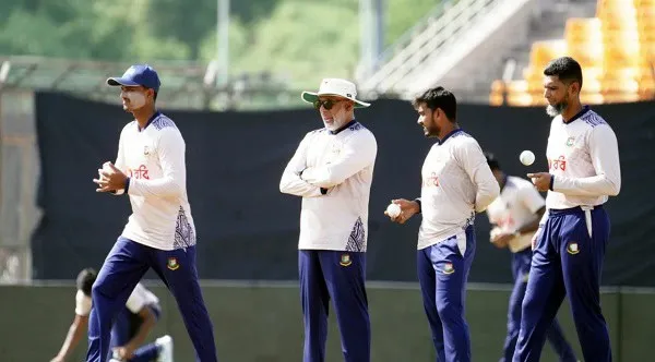 বাংলাদেশ ক্রিকেট দলের খেলোয়াড়রা অনুশীলনে ব্যস্ত. Channel i News - চ্যানেল আই নিউজ