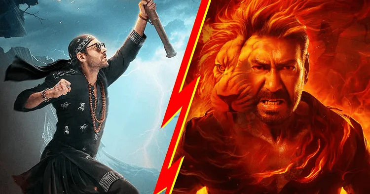 দুই বলিউড সিনেমার পোস্টার, একদিকে শাকিব খান, অন্যদিকে রণবীর কাপুর. Channel i News - চ্যানেল আই নিউজ