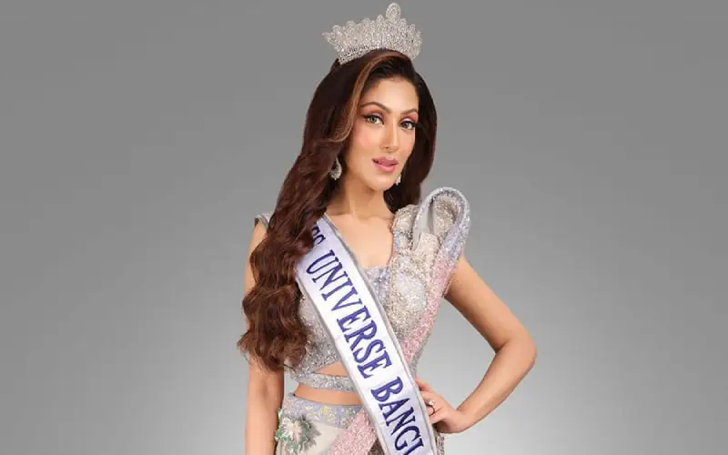মিস ইউনিভার্স প্রতিযোগিতায় অংশগ্রহণকারী আনিকা আলমের ছবি. Channel i News - চ্যানেল আই নিউজ
