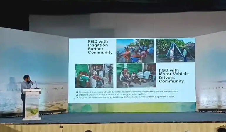 চর উন্নয়ন প্রকল্পের অনুষ্ঠানে বক্তা ও উপস্থাপনা. Channel i News - চ্যানেল আই নিউজ