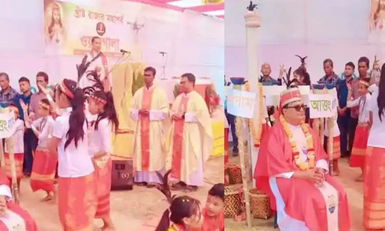 গারো সম্প্রদায়ের ওয়ানগালা উৎসবের আনন্দময় দৃশ্য. Channel i News - চ্যানেল আই নিউজ