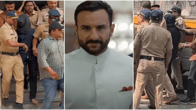 সাইফের উপর হামলাকারী ম্যানগ্রোভ জঙ্গল থেকে আটক, পুলিশ ও জনতা উপস্থিত. Channel i News - চ্যানেল আই নিউজ