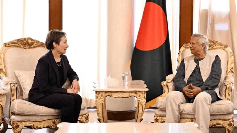 বাংলাদেশের প্রধানমন্ত্রী ও যুক্তরাষ্ট্রের সিনিয়র কর্মকর্তা সাক্ষাৎ. Channel i News - চ্যানেল আই নিউজ