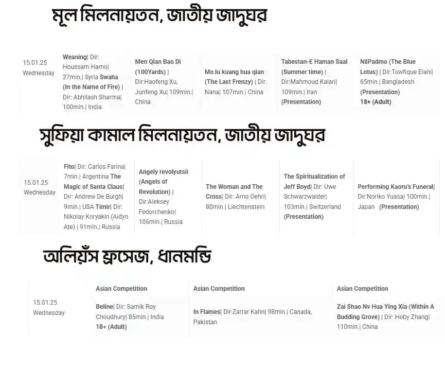 Wednesday's main venue features diverse cultural and sports events in Bangladesh. Channel i News - চ্যানেল আই নিউজ