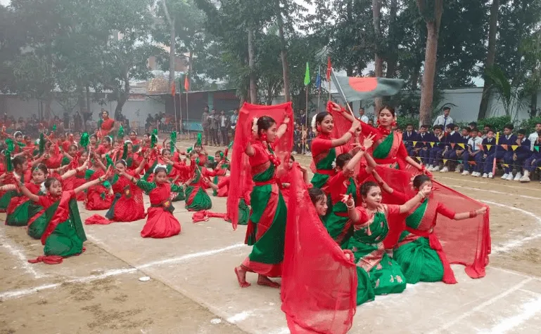 বাংলাদেশি নারীদের সাংস্কৃতিক নৃত্য পারফরম্যান্স, ক্রীড়া প্রতিযোগিতা. Channel i News - চ্যানেল আই নিউজ