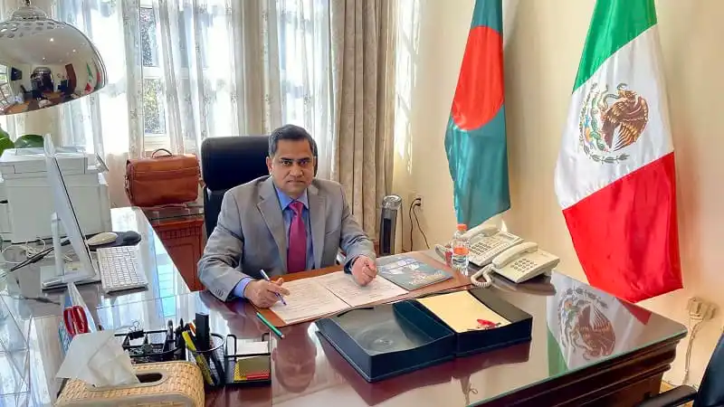 মুশফিকুল ফজল আনসারী মেক্সিকোতে রাষ্ট্রদূত হিসেবে যোগদান করেন. Channel i News - চ্যানেল আই নিউজ